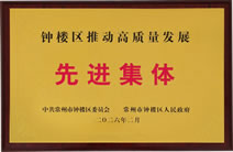 2026年钟楼区推动高质量发展先进集体